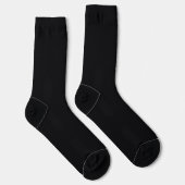 Helle Socken RANDOPIX Einfarbig Tiefes Karbon (Rechts)