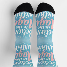 Helle Socken RANDOPIX Magie glauben 0039494