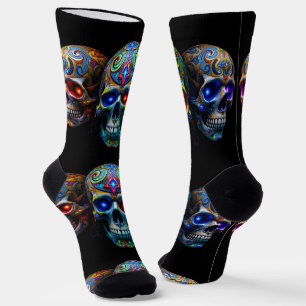 Helle Socken Totenkopf Bilder 0037633