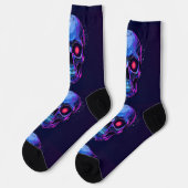 Helle Socken Totenkopf Bilder 0037636 (Linkes Detail)