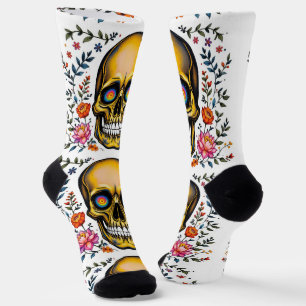 Helle Socken Totenkopf Bilder 0037639