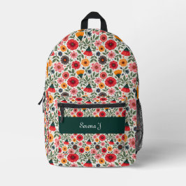 Helle Sommer-Blume Bedruckter Rucksack