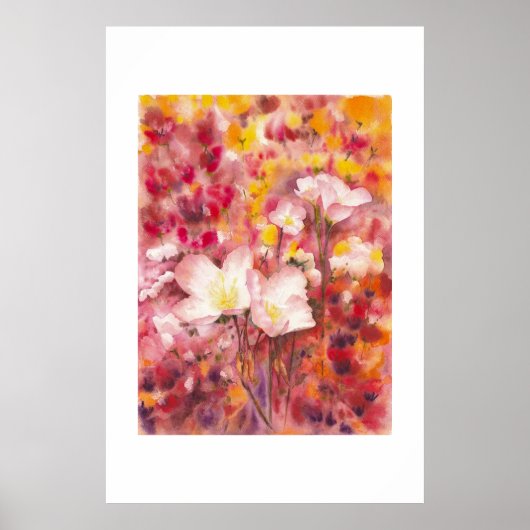 Helle Sommer-Butterblumen Poster (Vorne)
