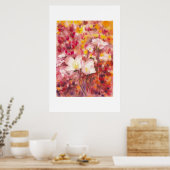 Helle Sommer-Butterblumen Poster (Küche)