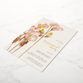 Helle Sommer-Buttercups-Engagement Party Folieneinladung (Gedreht)