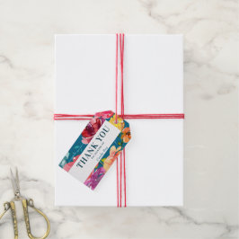 Helle Sommer farbenfrohe türkis Gastgeschenk Hochz Geschenkanhänger