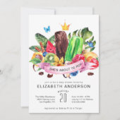 Helle Sommer Popsicle Baby Dusche Einladung (Vorderseite)