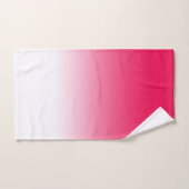 Helle Sommer Rot und Weiß Gradienten Ober Badhandtuch Set (Handtuch)