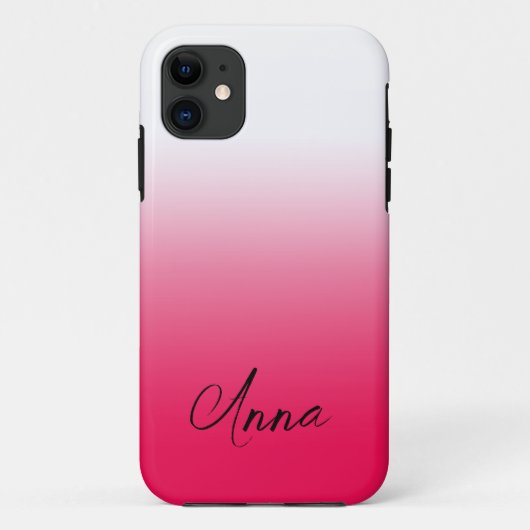 Helle Sommer Rot und Weiß Gradienten Ober Case-Mate iPhone Hülle (Rückseite)