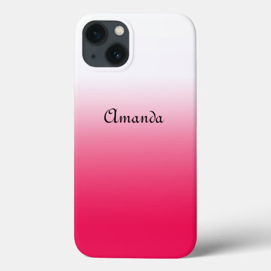 Helle Sommer Rot und Weiß Gradienten Ober Case-Mate iPhone Hülle (Rückseite)