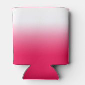 Helle Sommer Rot und Weiß Gradienten Ober Dosenkühler (Rückseite)