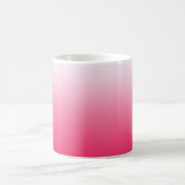 Helle Sommer Rot und Weiß Gradienten Ober Kaffeetasse (Mittel)