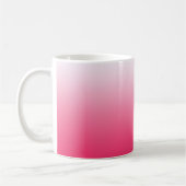 Helle Sommer Rot und Weiß Gradienten Ober Kaffeetasse (Links)