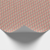 Helle Sommerblumen Geschenkpapier (Ecke)