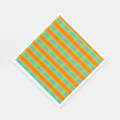 Helle Sommerfarbe Abstrakt Serviette (Ecke)