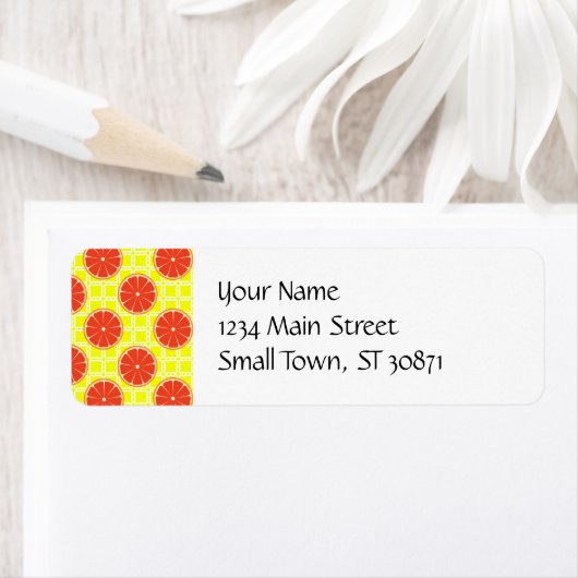 Helle Sommergrapefruits auf den gelben Plätzen von (Insitu)