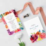 Helle Sommerromantik romantische Blumenhochzeit I Einladung<br><div class="desc">Elegante Typografie mit handgezeichnet Blumenelementen in kräftigen Sommerfarben. Benutzerdefinierte Vorlage für Ihr persönliches Datum und Ihre persönlichen Informationen. Es stehen verschiedene Farbkombinationen und Textarchive zur Verfügung. Von klassischem Chic bis modern einfach,  sehen Sie bitte die Kollektion in meinem Shop.</div>