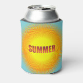 Helle Sommersonne kann kühler werden Dosenkühler (Kanne Rückseite)