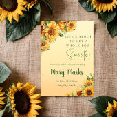 Helle Sommeruntergang Sonnenblumen Einladung