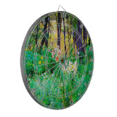 Helle Sonnenaufgänge mit Tree Lilis in meinem Rubi Dartscheibe (Vorderseite Links)