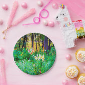 Helle Sonnenaufgänge mit Tree Lilis in meinem Rubi Pappteller (Party)