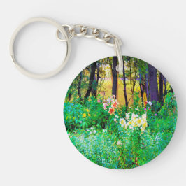 Helle Sonnenaufgänge mit Tree Lilis in meinem Rubi Schlüsselanhänger