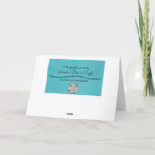 Helle Sonnenblume Abschluss für jede Karte (Rückseite)