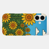 Helle Sonnenblume Feld iPhone / iPad Gehäuse Case-Mate iPhone Hülle (Rückseite (Horizontal))