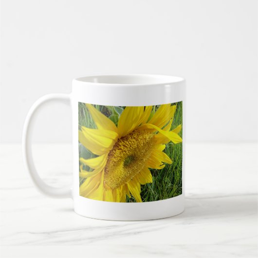 Helle Sonnenblume Kaffeetasse (Links)