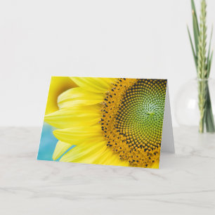 Helle Sonnenblume Karte