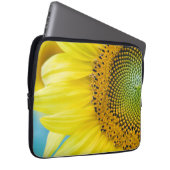 Helle Sonnenblume Laptopschutzhülle (Vorne Rechts)