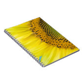 Helle Sonnenblume Notizblock (Rechte Seite)