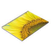 Helle Sonnenblume Notizblock (Linke Seite)