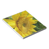 Helle Sonnenblume Notizblock (angewinkelt)