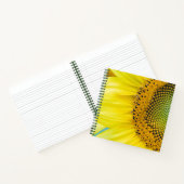 Helle Sonnenblume Notizblock (Innenseite)