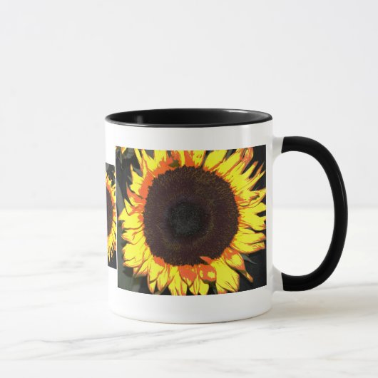 Helle Sonnenblume Tasse (Rechts)