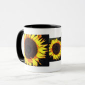 Helle Sonnenblume Tasse (Vorderseite Links)