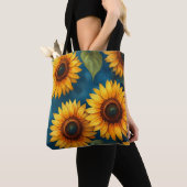 Helle Sonnenblume Totbeutel Tasche (Von Nahem)