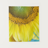 Helle Sonnenblume Wandteppich (Vorderseite)