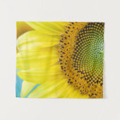 Helle Sonnenblume Wandteppich (Vorderseite (Horizontal))
