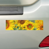 Helle Sonnenblumen Autoaufkleber (Auf Auto)