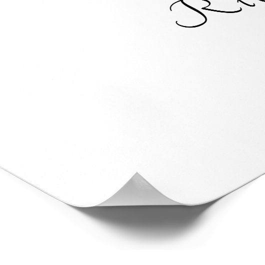 Helle Sonnenblumen Grüne Hochzeit Willkommenspende Poster (Ecke)