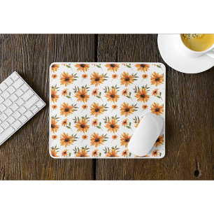 Helle Sonnenblumen-Mauspad Mousepad