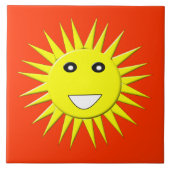 Helle Sonnenscheinfliese Fliese (Vorderseite)