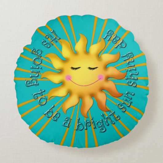 Helle Sonnenscheinwerfer am Tag rund um das Kissen (Vorderseite)