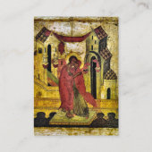 Helle sonnige Blume Orthodoxe Hochzeitskarte Platzkarte (Vorderseite)