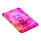 Helle Spirituelle Yoga Lotus Pose Magnet (Rechte Seite)