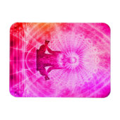 Helle Spirituelle Yoga Lotus Pose Magnet (Horizontal)