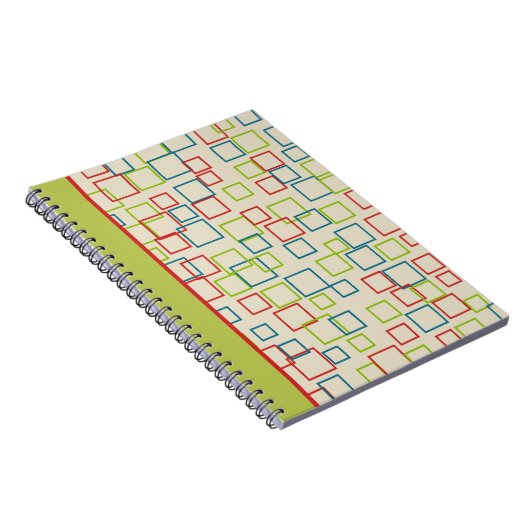 Helle Squares Notebook Notizblock (Rechte Seite)