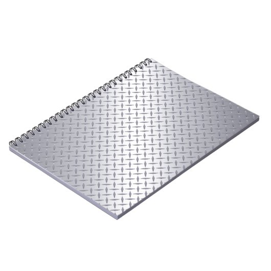 Helle Stahldiamantplatte Notizblock (Linke Seite)